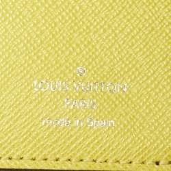 Louis Vuitton Yellow Epi Leather and Monogram Canvas Marie-Lou Wallet