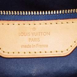 Pre Owned Louis Vuitton Bleu Nuit Monogram Vernis Brea MM Bag