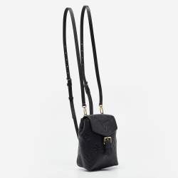 Pre Owned Louis Vuitton Black Monogram Empreinte Giant Tiny Backpack