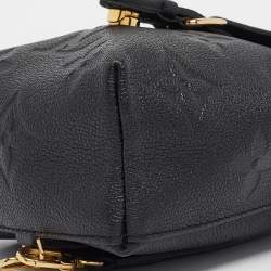 Pre Owned Louis Vuitton Black Monogram Empreinte Giant Tiny Backpack