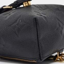 Pre Owned Louis Vuitton Black Monogram Empreinte Giant Tiny Backpack