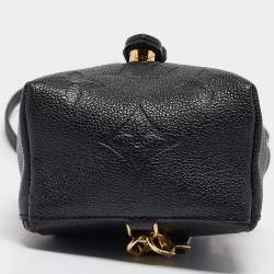Pre Owned Louis Vuitton Black Monogram Empreinte Giant Tiny Backpack