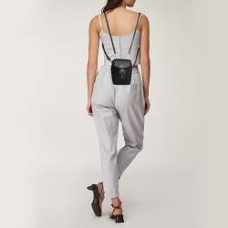 Pre Owned Louis Vuitton Black Monogram Empreinte Giant Tiny Backpack