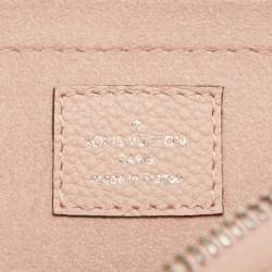 Pre Owned Louis Vuitton Magnolia Monogram Mahina Leather Scala Mini Pouch Bag