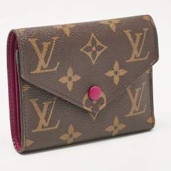 Louis Vuitton Aurore Monogram Canvas Victorine Compact Wallet