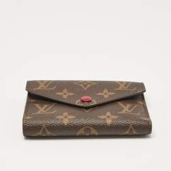 Louis Vuitton Aurore Monogram Canvas Victorine Compact Wallet
