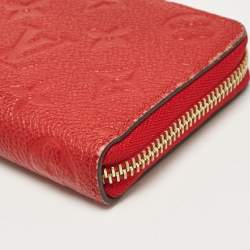 Louis Vuitton Cherry Monogram Empreinte Leather Clemence Wallet