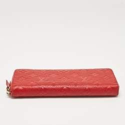 Louis Vuitton Cherry Monogram Empreinte Leather Clemence Wallet