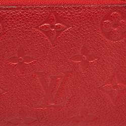 Louis Vuitton Cherry Monogram Empreinte Leather Clemence Wallet