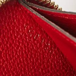 Louis Vuitton Cherry Monogram Empreinte Leather Clemence Wallet