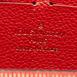 Louis Vuitton Cherry Monogram Empreinte Leather Clemence Wallet