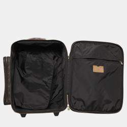 Pre Owned Louis Vuitton Brown Monogram Canvas Bosphore Trolley Rolling Luggage Bag