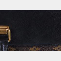 Pre Owned Louis Vuitton Black Monogram Canvas and Leather Limited Edition Golden Arrow Speedy Bag