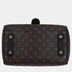 Pre Owned Louis Vuitton Black Monogram Canvas and Leather Limited Edition Golden Arrow Speedy Bag