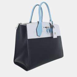 Pre Owned Louis Vuitton Two-Tone Leather City Steamer MM Shoulder Bag