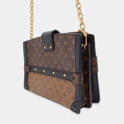 Louis Vuitton Trunk Clutch Brown Monogram Monogram Reverse Canvas