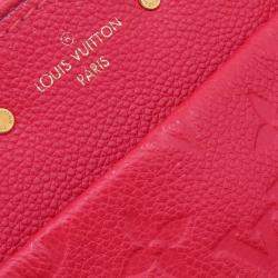 Louis Vuitton scarlet Monogram Empreinte Leather Speedy Bandouliere Size 25