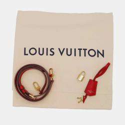 Louis Vuitton scarlet Monogram Empreinte Leather Speedy Bandouliere Size 25