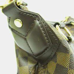 Pre Owned Louis Vuitton Ebene Damier Evora MM Handbag