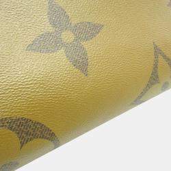 Louis Vuitton Beige Brown Monogram Reverse On The Go GM Shoulder Bag