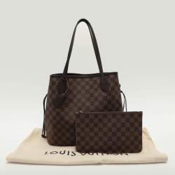 Louis Vuitton Damier Ebene Canvas Neverfull MM Bag