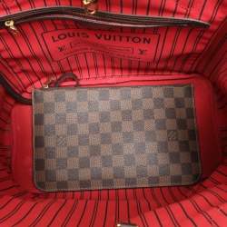 Louis Vuitton Damier Ebene Canvas Neverfull MM Bag