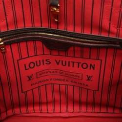 Louis Vuitton Damier Ebene Canvas Neverfull MM Bag