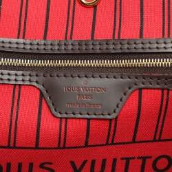 Louis Vuitton Damier Ebene Canvas Neverfull MM Bag