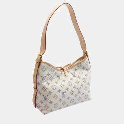 Louis Vuitton Leather White Multicolor Carryall Nm pm Monogram Jacquard Shoulder Bag