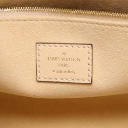 Louis Vuitton Leather Monogram Empreinte Ivory On The Go Pm Handbag