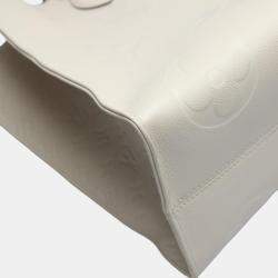 Louis Vuitton On The Go Gm Monogram Shoulder Empreinte Beige Tote Bag