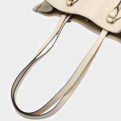 Louis Vuitton On The Go Gm Monogram Shoulder Empreinte Beige Tote Bag