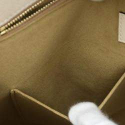 Louis Vuitton On The Go Gm Monogram Shoulder Empreinte Beige Tote Bag