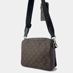 Louis Vuitton Monogram Macassar Trio Black Shoulder Bag