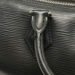Pre Owned Louis Vuitton Black Epi Leather Speedy 25 Bag