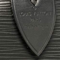 Pre Owned Louis Vuitton Black Epi Leather Speedy 25 Bag