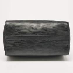 Pre Owned Louis Vuitton Black Epi Leather Speedy 25 Bag