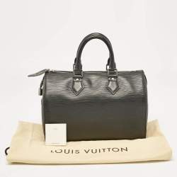 Pre Owned Louis Vuitton Black Epi Leather Speedy 25 Bag