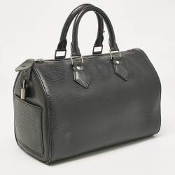 Pre Owned Louis Vuitton Black Epi Leather Speedy 25 Bag