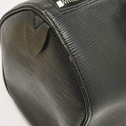 Pre Owned Louis Vuitton Black Epi Leather Speedy 25 Bag