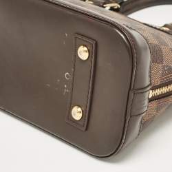Pre Owned Louis Vuitton Damier Ebene Canvas Alma BB Bag