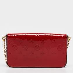 Louis Vuitton Cerise Monogram Vernis Felicie GM Pochette