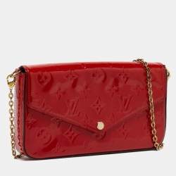 Louis Vuitton Cerise Monogram Vernis Felicie GM Pochette