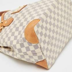 Pre Owned Louis Vuitton Damier Azur Canvas Hampstead PM Bag
