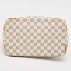 Pre Owned Louis Vuitton Damier Azur Canvas Hampstead PM Bag
