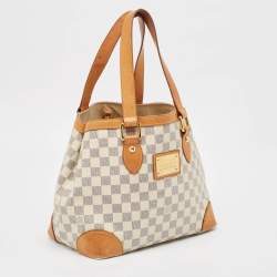 Pre Owned Louis Vuitton Damier Azur Canvas Hampstead PM Bag