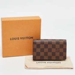Louis Vuitton Damier Ebene Canvas Porte-Monnaie Tresor Wallet