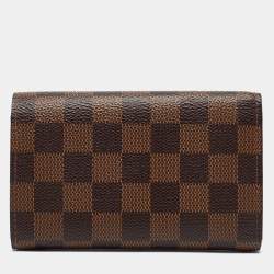Louis Vuitton Damier Ebene Canvas Porte-Monnaie Tresor Wallet