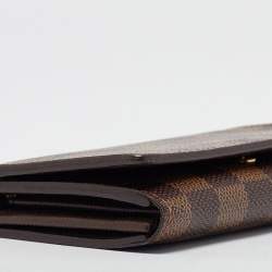 Louis Vuitton Damier Ebene Canvas Porte-Monnaie Tresor Wallet