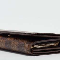 Louis Vuitton Damier Ebene Canvas Porte-Monnaie Tresor Wallet